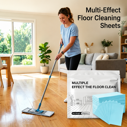 LUHAKA® 100 Piece Floor Cleaning Tablets Multi - Surface Cleaner for Hardwood Laminate Tile & RV Walls Antibacterial Deodorization Maintenance