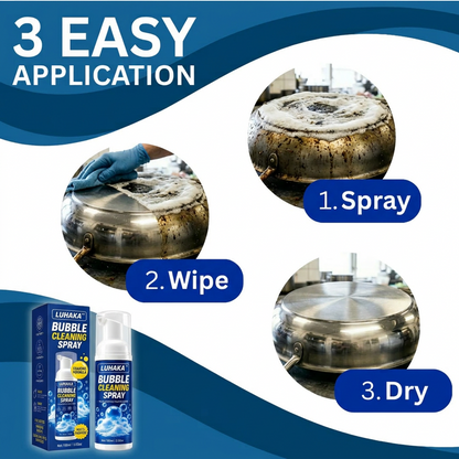 ✨LUHAKA™ Multi-Purpose Bubble Cleaning Spray -🏠 Melt Away Heavy Grease in Seconds 🫧