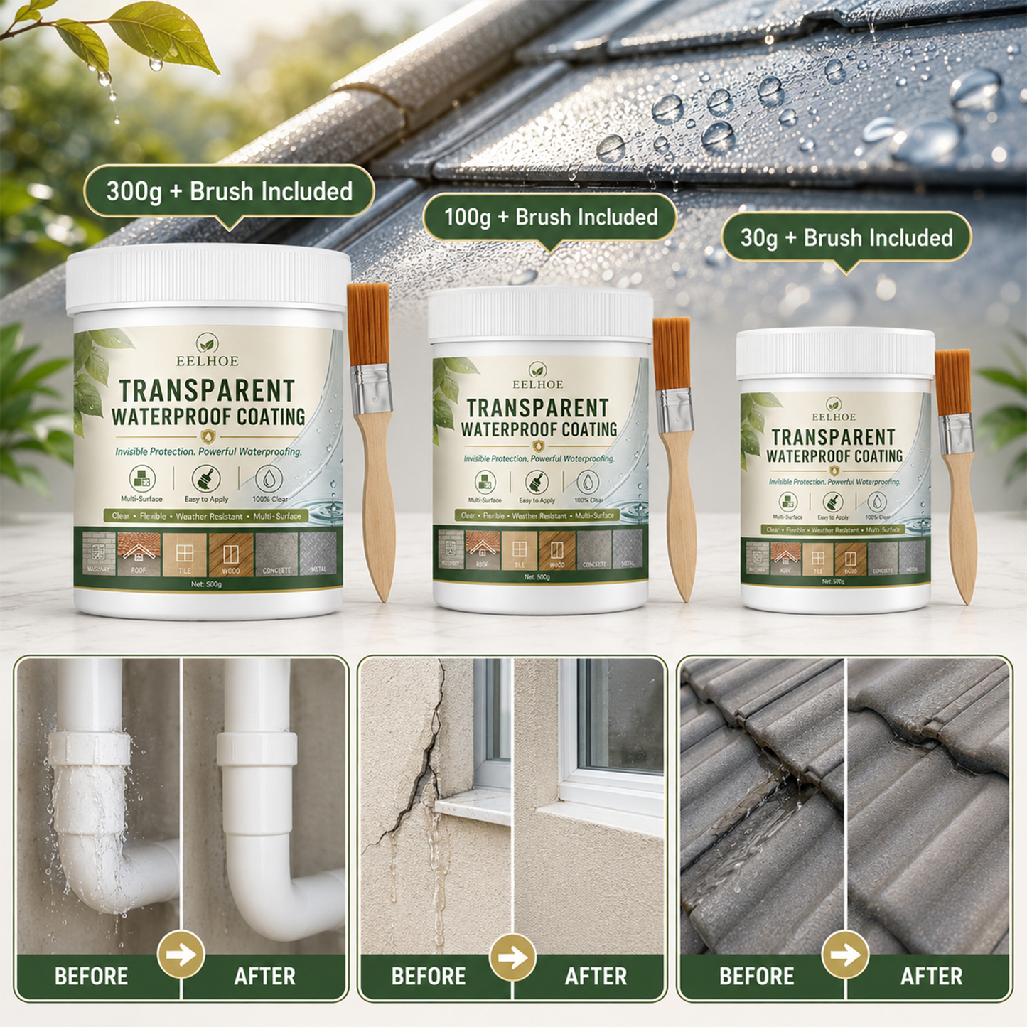 LUHAKA™ Transparent Waterproof Coating