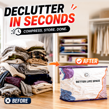 📦 Large-Capacity Vacuum Bags – No Pump Needed! 💨✨
