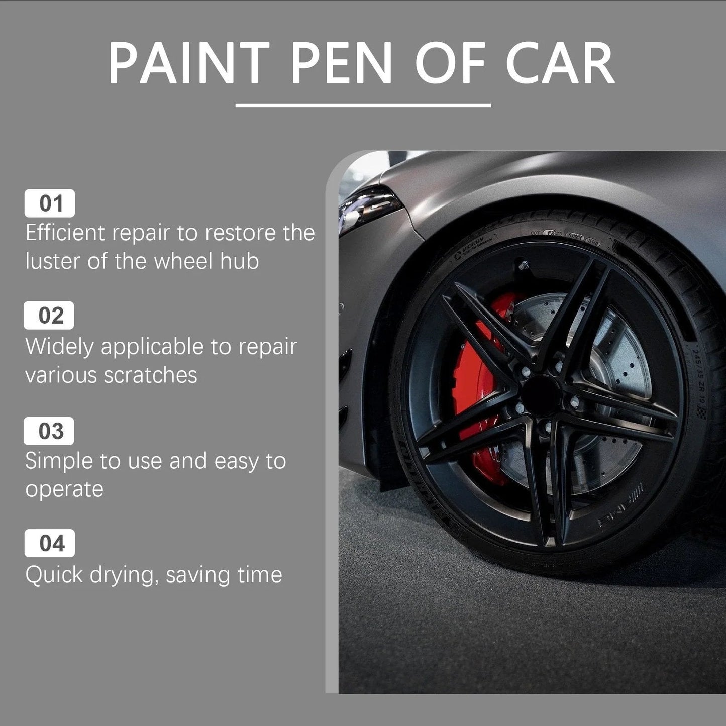 ✨ Buy 2 Get 1 Free OFF & Free Shipping 🚗 Magic Car Scratch Repair Pen – Fix Rim Scratches in Minutes – Permanent & No-Drip Formula 🛠️