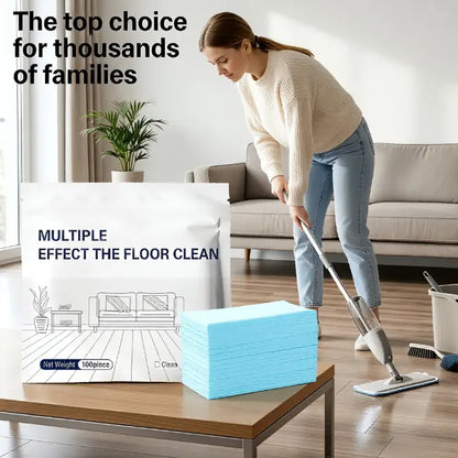 LUHAKA® 100 Piece Floor Cleaning Tablets Multi - Surface Cleaner for Hardwood Laminate Tile & RV Walls Antibacterial Deodorization Maintenance