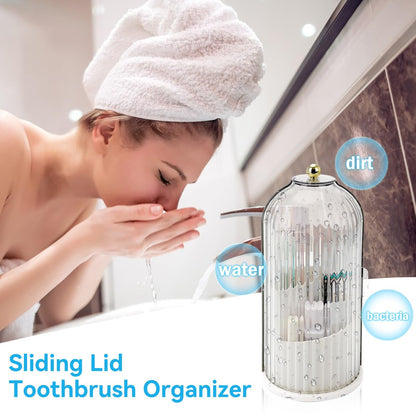 🔥💞LAST DAY 75% OFF ✨✨Sliding Lid Toothbrush Organizer