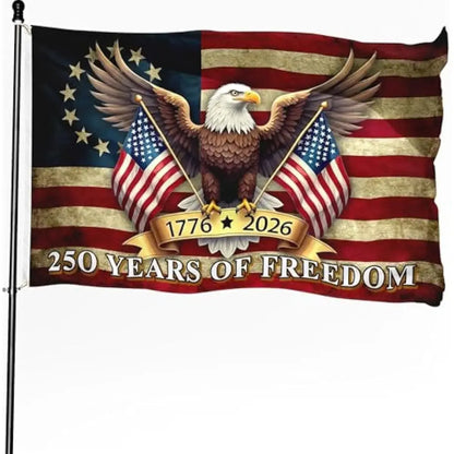 🇺🇸 Official America 250 Freedom Flag (1776–2026)