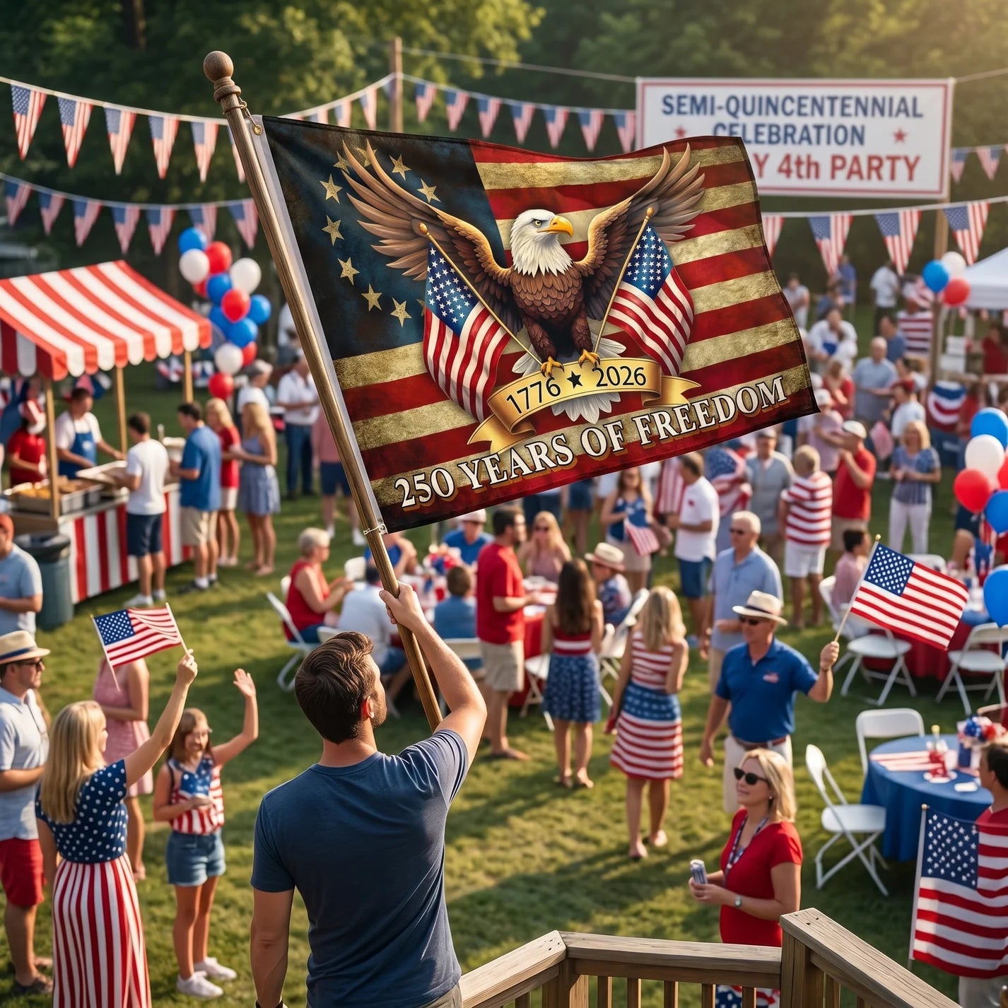 🇺🇸 Official America 250 Freedom Flag (1776–2026)