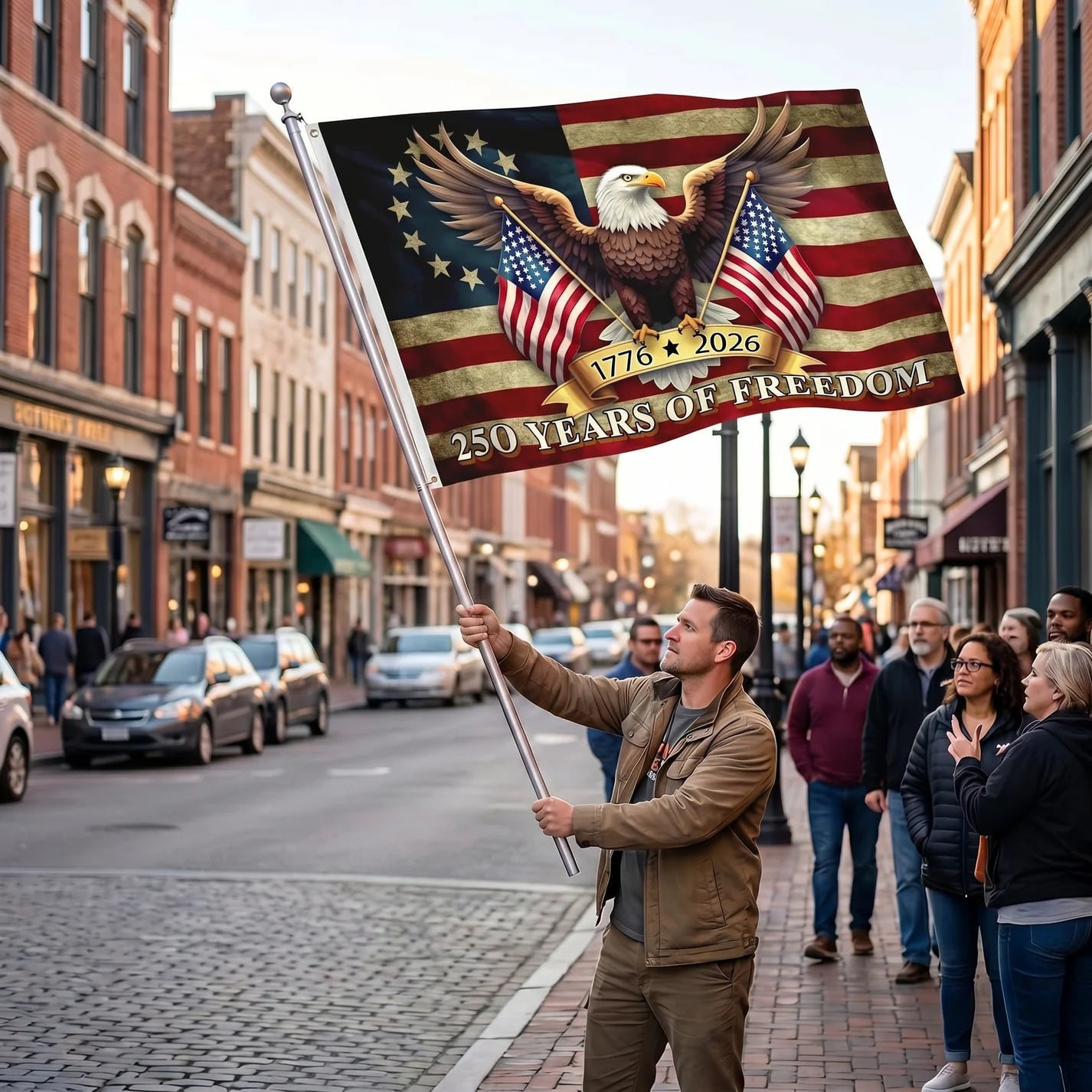 🇺🇸 Official America 250 Freedom Flag (1776–2026)