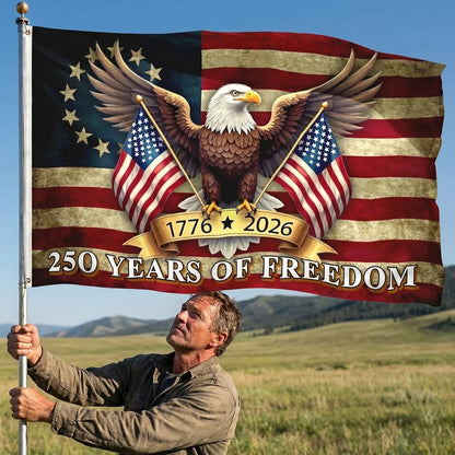 🇺🇸 Official America 250 Freedom Flag (1776–2026)